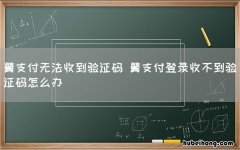 翼支付无法收到验证码 翼支付登录收不到验证码怎么办