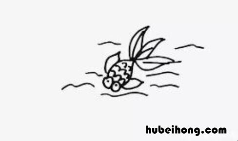小金鱼怎么画简笔画又可爱又好看 小金鱼简笔画简单又好看
