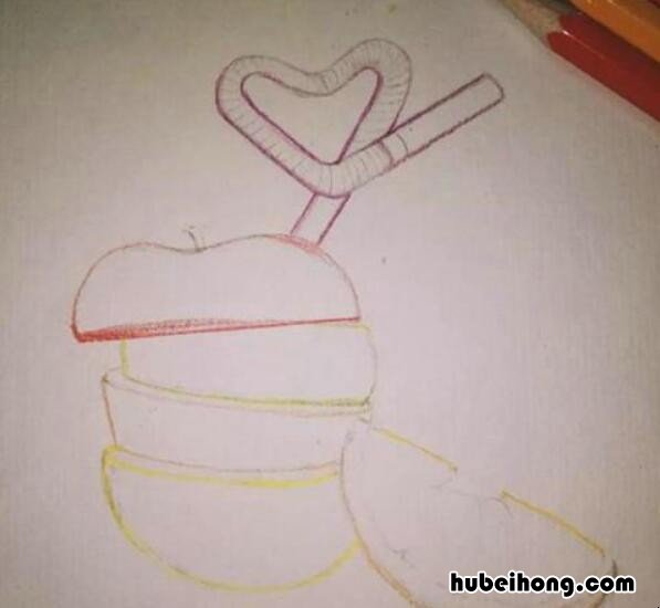 怎么画水果彩铅 彩铅画教程水果