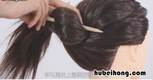 怎么用一支簪子绾发 发簪绾发教程