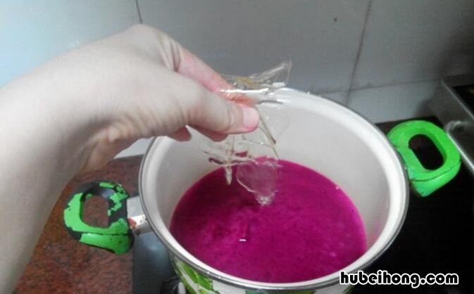 不用白凉粉做火龙果果冻怎么做 用火龙果和白凉粉怎么做果冻
