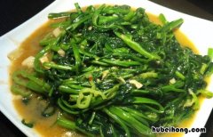 蒜泥空心菜的做法是什么样的 蒜泥空心菜的做法是什么意思