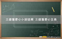 三嫁惹君心小说结局 三嫁惹君心主角