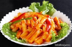 辣年糕的做法家常做法 疯狂吃辣年糕的做法