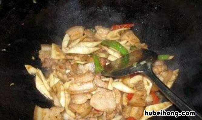 笋炒肉片 清蒸五花肉