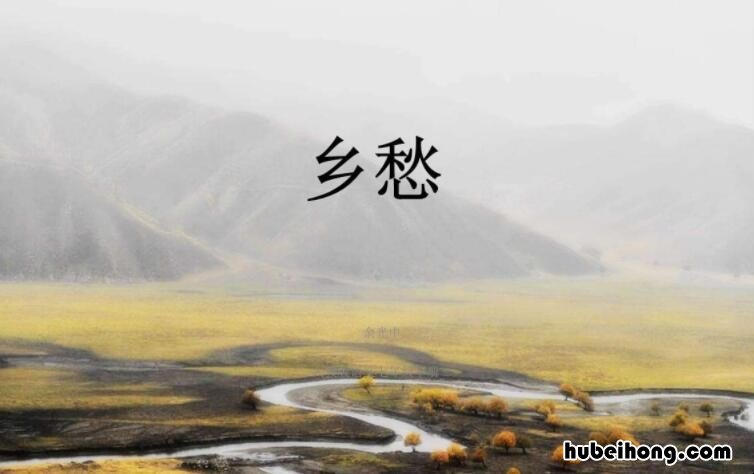 乡愁原文全文免费阅读 乡愁原版