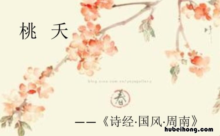 《周南·桃夭》 《周南·桃夭》是一首弃妇诗