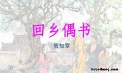 读回乡偶书有感500字 回乡偶书的读后感200字