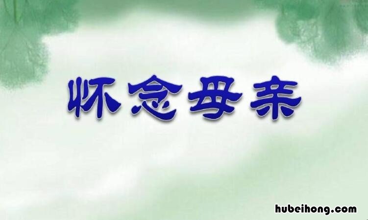 季羡林专集:怀念母亲的读后感怎么写 《怀念母亲》读后感作文