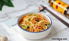 凉拌三丝怎么做好吃窍门 凉拌三丝介绍词