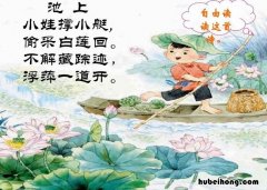 池上的这首诗的意思是什么 池上这首诗写的是什么意思
