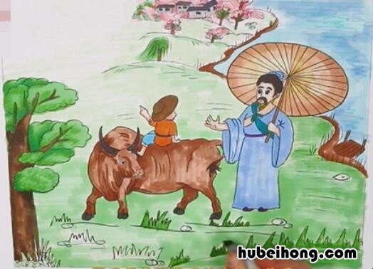 清明古诗配画好看漂亮 古诗清明的配图怎么画