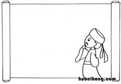 《游园不值》这首诗的简笔画 游园不值这首诗画一幅画