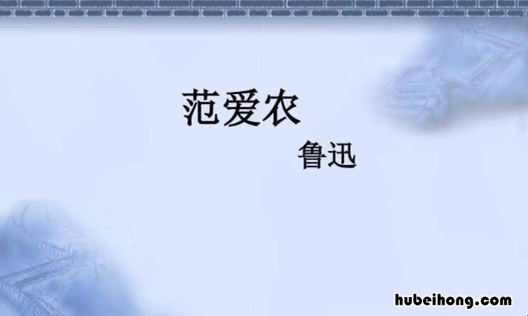 《范爱农》读后感50字 范爱农读后感言