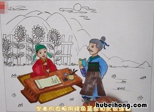 长歌行配画简笔画 长歌行配画简单又好看