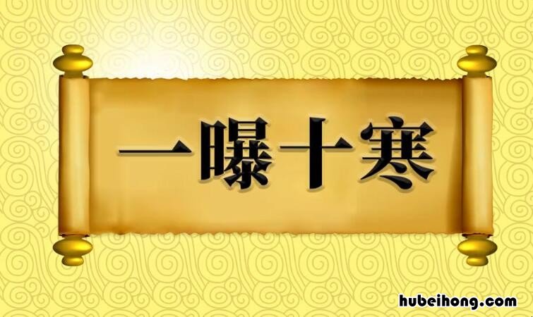 一什么十寒的成语是什么意思 一什么十寒的成语有哪些