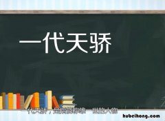 一代天骄出自哪里 一代天骄下一句是什么