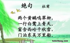 一行白鹭上青天前一句诗是什么 一行白鹭上青天前面是什么诗句