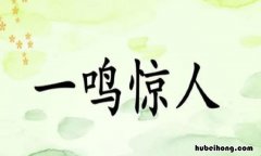 一鸣惊人的同义两字词语 一鸣惊人同义句