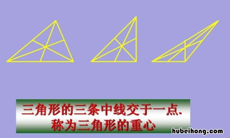 三角形重心是什么的 三角形重心是?