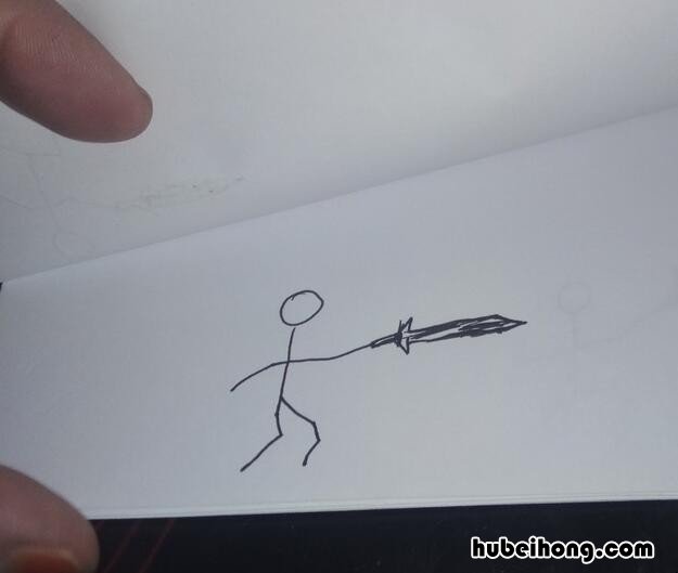 手翻画教程一步一步教 100种士兵火柴人