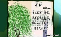 不知细叶谁裁出的古诗是什么 不知细叶谁裁出全诗词?
