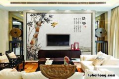 瓷砖背景山水画 瓷砖背景画图片大全