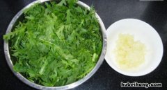 蒜蓉茼蒿的做法步骤是什么 蒜蓉茼蒿怎样做