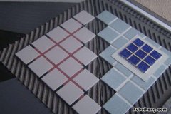 瓷砖粘梁底 贴瓷砖梁上的往下滑怎么办