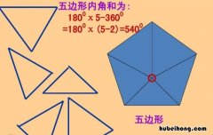 五边形的内角和是多少度怎么算出来的 五边形的内角和是多少度怎么求