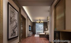 玄关极简风 玄关风景画现代简约风格