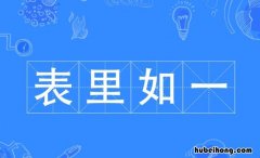 什么里如一成语是什么 什么里如一成语有哪些