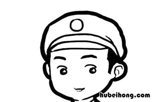 简笔画雷锋是怎么画的