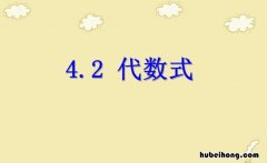 代数式的分类有哪些 代数式有哪些类型?最好有例题