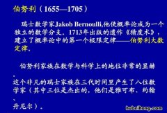 伯努利定律的内容是什么 伯努利定理四个重要指标