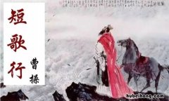何以解忧，唯有杜康是什么意思 何以解忧唯有杜康典故出处