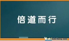 倍道而行怎么造句 倍道而行的意思和造句