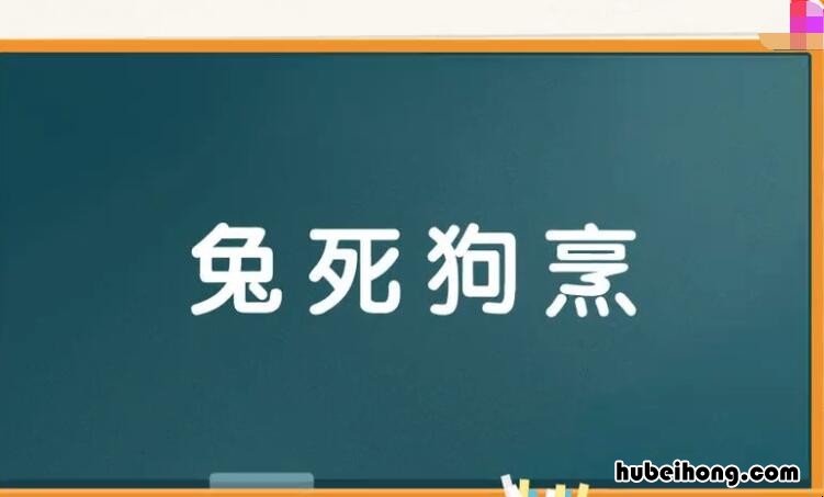 兔死狗烹的近义词是什么 兔死狗烹形容什么