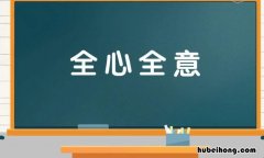 全心全意是什么意思 全心全意是什么意思?