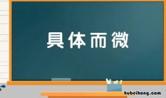 具体而微怎么造句 具体而微的成语意思解释