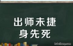 出师未捷身先死指的是哪一位人物 出师未捷身先死是谁写的诗句