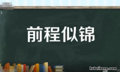 前程似锦怎么造句 前程似锦怎么造句三年级