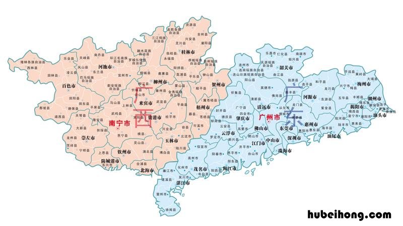 广东和广西的广是什么意思 广东和广西的广指哪里
