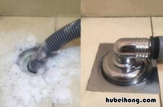 洗衣机排水管接地漏反水严重怎么办 洗衣机排水管插在地漏里