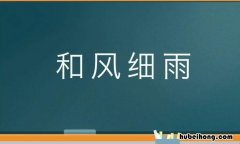 和风细雨的近反义词是什么 和风细雨反义词是什么 标准答案