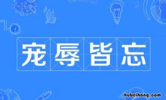 宠辱皆忘什么意思 宠辱皆忘的读音