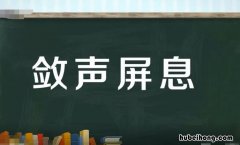 屏息敛声怎么造句 用翘首轻盈由衷屏息敛声写一段话
