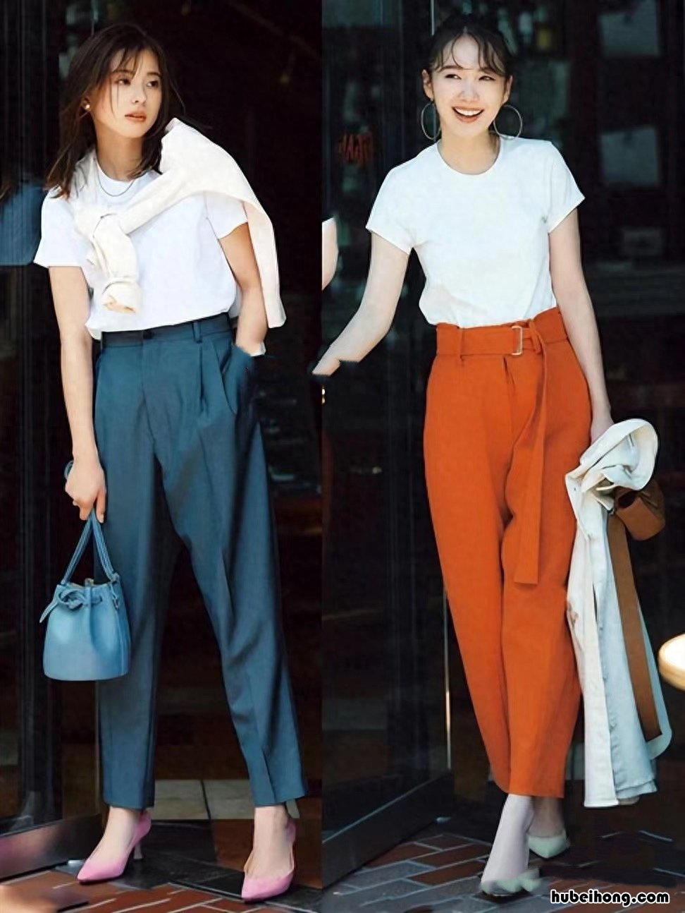 白t恤配什么衣服 白t恤衫搭配女装