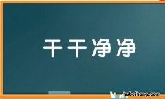 干干净净的意思是什么 干干净净是什么词