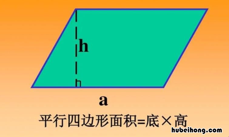平行四边形的面积公式是什么 平行四边形的面积公式是什么时候学的